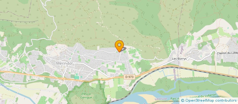 localisation de l'entreprise MONSIEUR MICHEL MESLAGE  MERINDOL