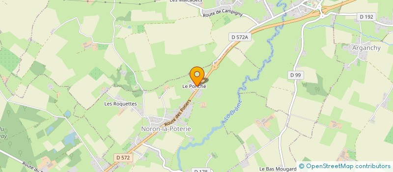 localisation de l'entreprise MONSIEUR MICHEL MESNAGE  LITTEAU