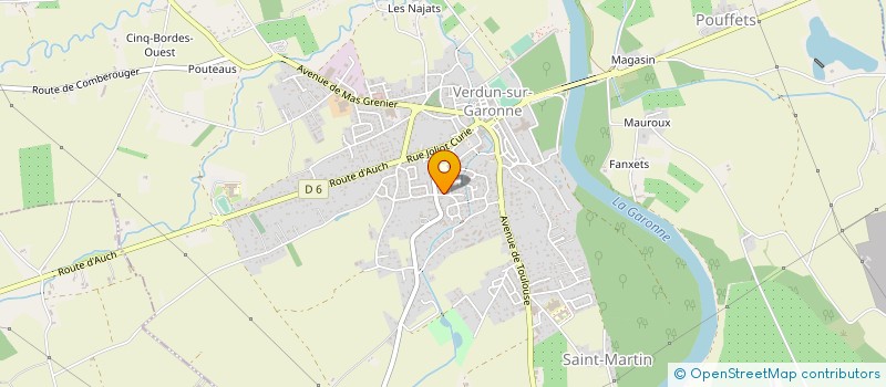 localisation de l'entreprise MONSIEUR MICHEL MESPOULET  MAS-GRENIER