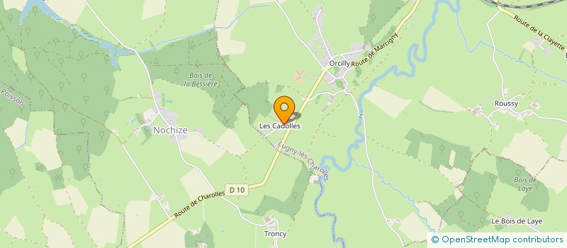 localisation de l'entreprise MONSIEUR MICHEL MESSANT  LUGNY-LES-CHAROLLES