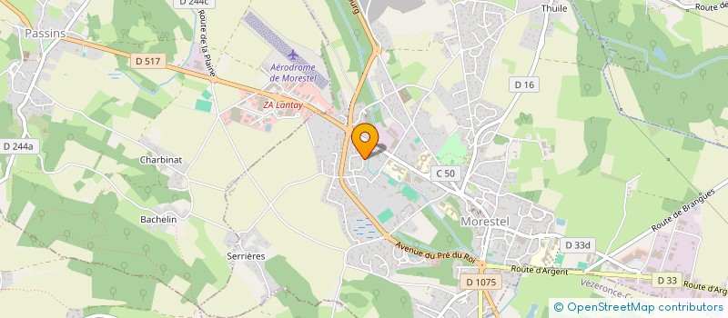 localisation de l'entreprise MONSIEUR MICHEL MESSINA  MORESTEL