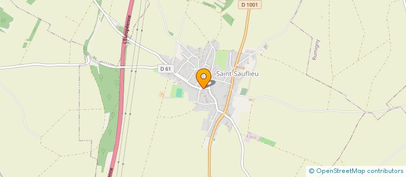 localisation de l'entreprise MONSIEUR MICHEL MESUREUR  SAINT-SAUFLIEU