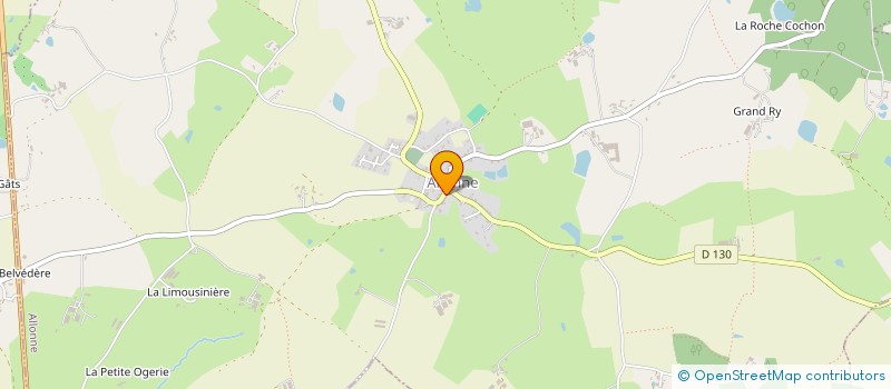 localisation de l'entreprise MONSIEUR MICHEL METEAU  ALLONNE