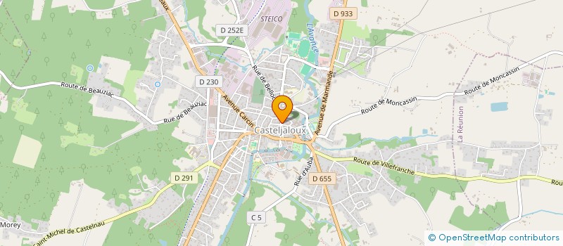 localisation de l'entreprise MONSIEUR MICHEL METHERAUD  CASTELJALOUX