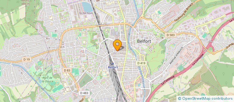 localisation de l'entreprise MONSIEUR MICHEL METTETAL  ABBEVILLERS