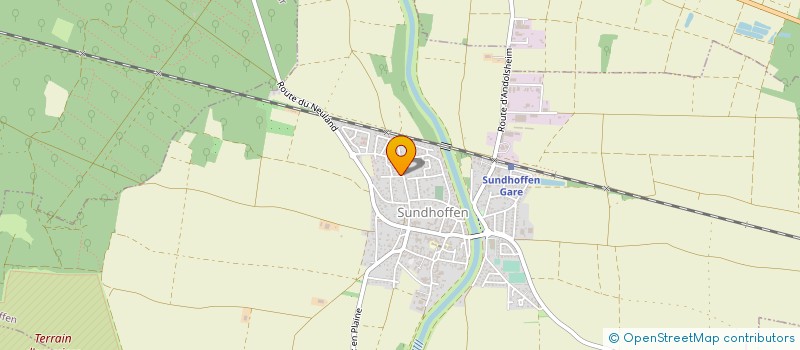 localisation de l'entreprise MONSIEUR MICHEL METZ  SUNDHOFFEN
