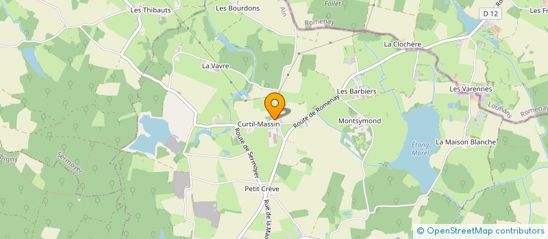 localisation de l'entreprise MONSIEUR MICHEL MEUNIER  VESCOURS