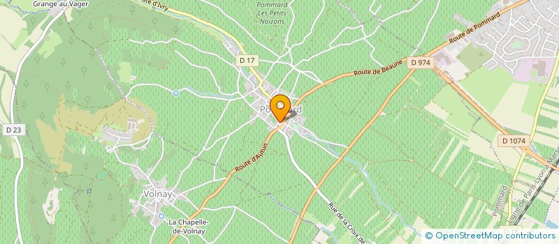 localisation de l'entreprise MONSIEUR MICHEL MEUZARD  POMMARD