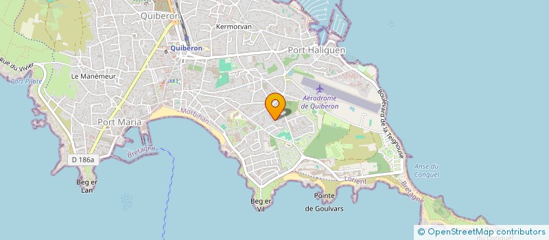 localisation de l'entreprise MONSIEUR MICHEL MEZARD à QUIBERON