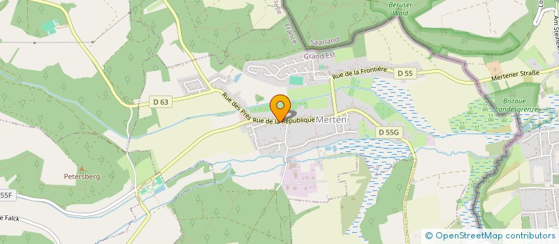 localisation de l'entreprise MONSIEUR MICHEL MIALET  MERTEN