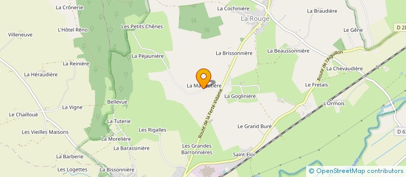 localisation de l'entreprise MONSIEUR MICHEL MICHAUDEL à VAL-AU-PERCHE