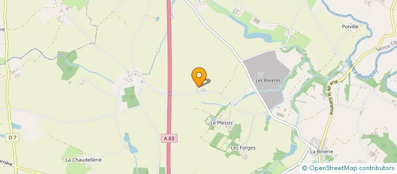 localisation de l'entreprise MONSIEUR MICHEL MICHENAUD  SAINT-HILAIRE-LE-VOUHIS