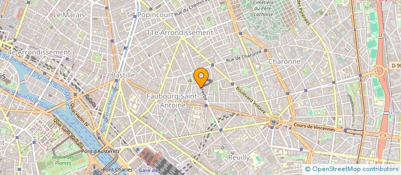 localisation de l'entreprise MONSIEUR MICHEL MICHOU à PARIS