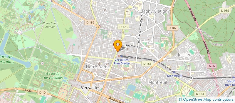 localisation de l'entreprise MONSIEUR MICHEL MIDA à VERSAILLES