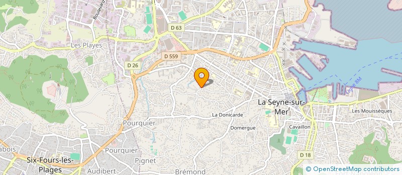 localisation de l'entreprise MONSIEUR MICHEL MILANESE à LA SEYNE-SUR-MER