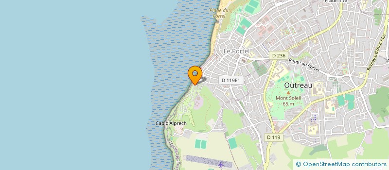 localisation de l'entreprise MONSIEUR MICHEL MILANTS  LE PORTEL