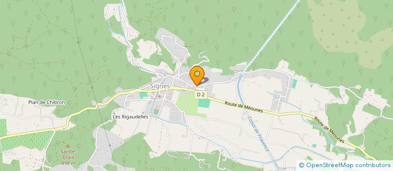 localisation de l'entreprise MONSIEUR MICHEL MILETTO  SIGNES