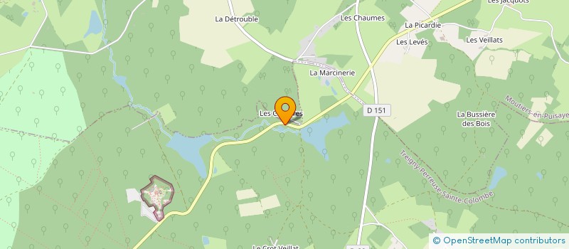 localisation de l'entreprise MONSIEUR MICHEL MILLOT à TREIGNY-PERREUSE-SAINTE-COLOMBE
