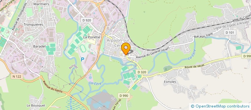 localisation de l'entreprise MONSIEUR MICHEL MIODET à ARPAJON-SUR-CERE