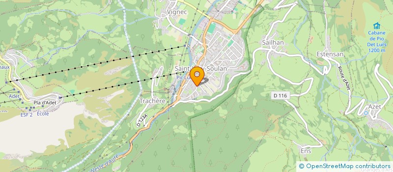 localisation de l'entreprise MONSIEUR MICHEL MIR  SAINT-LARY-SOULAN