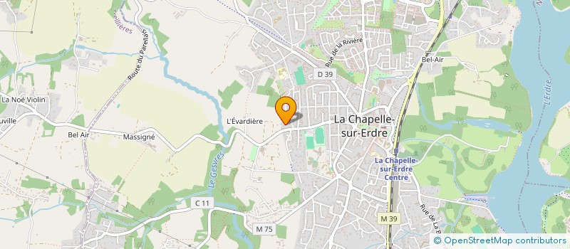 localisation de l'entreprise MONSIEUR MICHEL MIRY à LA CHAPELLE-SUR-ERDRE
