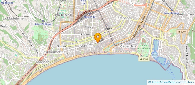 localisation de l'entreprise MONSIEUR MICHEL MITHAT à NICE