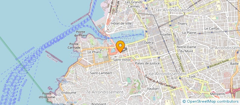 localisation de l'entreprise MONSIEUR MICHEL MOCRET à MARSEILLE