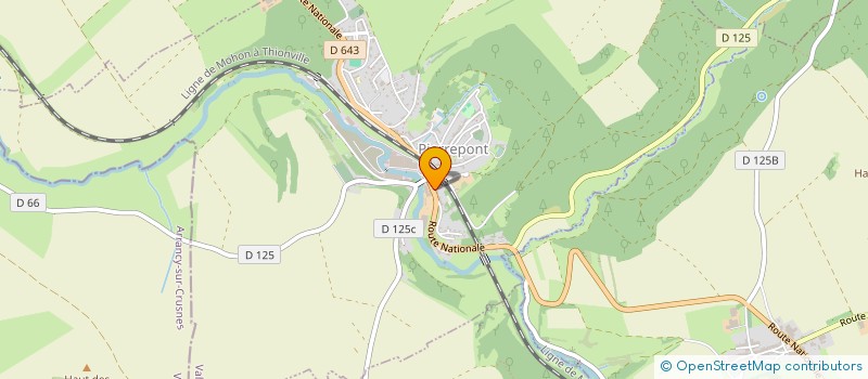 localisation de l'entreprise MONSIEUR MICHEL MOINEAUX  PIERREPONT