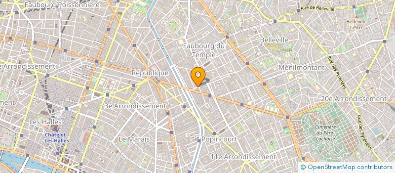 localisation de l'entreprise MONSIEUR MICHEL MOMMEJA  PARIS