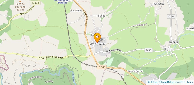 localisation de l'entreprise MONSIEUR MICHEL MONCANY  GRAMAT