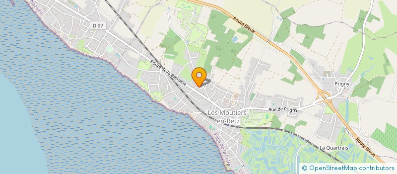 localisation de l'entreprise MONSIEUR MICHEL MONIER  LES MOUTIERS-EN-RETZ