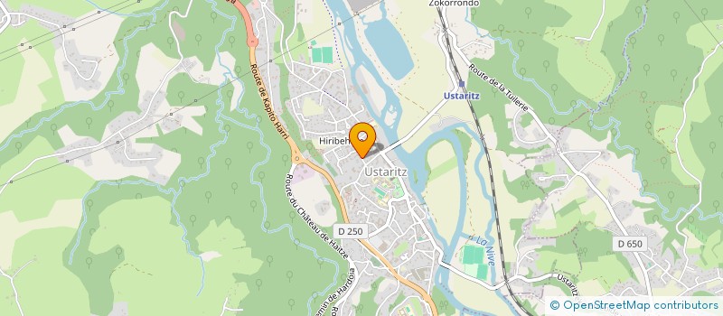 localisation de l'entreprise MONSIEUR MICHEL MONJEAUD  USTARITZ