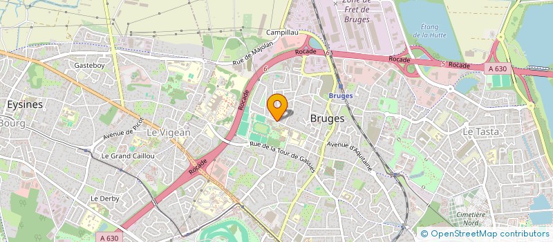 localisation de l'entreprise MONSIEUR MICHEL MONNEREAU à BRUGES
