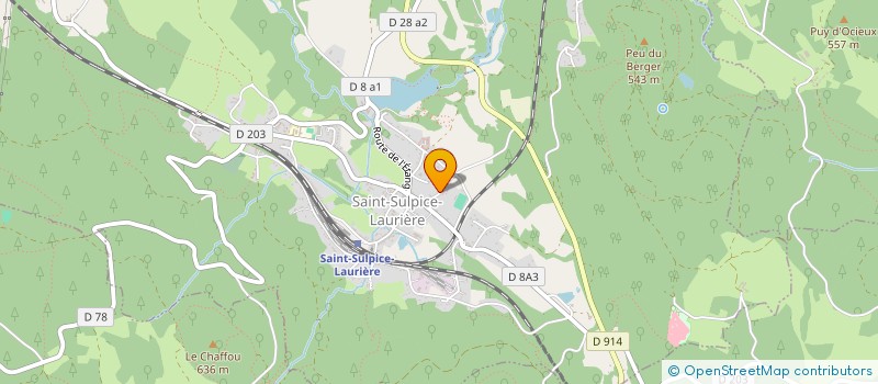 localisation de l'entreprise MONSIEUR MICHEL MONNERIE  SAINT-SULPICE-LAURIERE