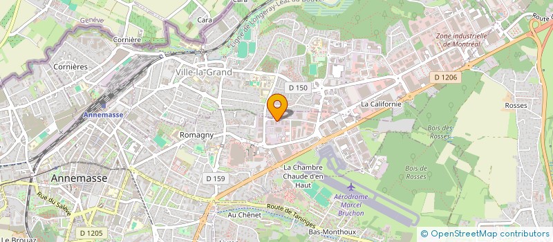 localisation de l'entreprise MONSIEUR MICHEL MONNIER  ANNEMASSE