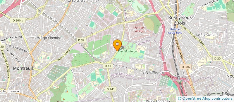 localisation de l'entreprise MONSIEUR MICHEL MONSELET à MONTREUIL