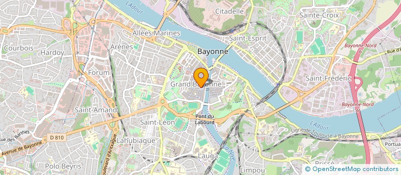 localisation de l'entreprise MONSIEUR MICHEL MONTALBAN à BAYONNE