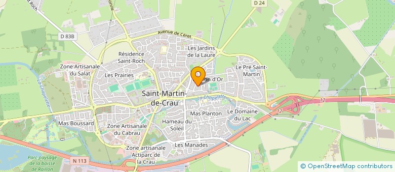 localisation de l'entreprise MONSIEUR MICHEL MONTANA à SAINT-MARTIN-DE-CRAU