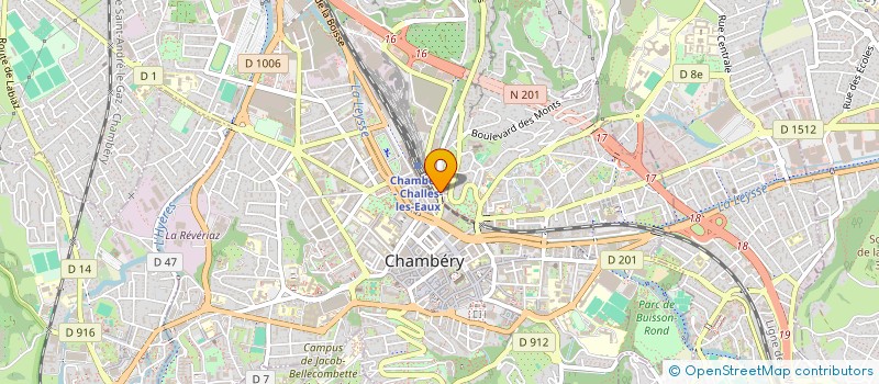 localisation de l'entreprise MONSIEUR MICHEL MONTEAGUDO à CHAMBERY