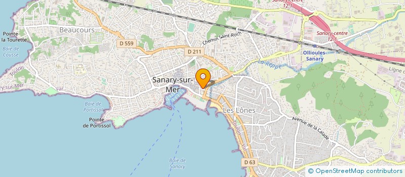 localisation de l'entreprise MONSIEUR MICHEL MONTEAU à SANARY-SUR-MER