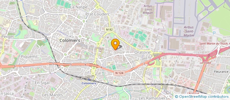 localisation de l'entreprise MONSIEUR MICHEL MONTERO à COLOMIERS