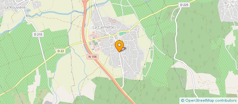 localisation de l'entreprise MONSIEUR MICHEL MONTES  LA CALMETTE