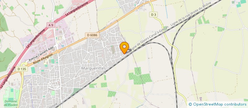 localisation de l'entreprise MONSIEUR MICHEL MONTES-PEREZ  MARGUERITTES