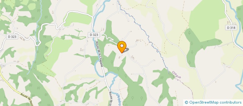 localisation de l'entreprise MONSIEUR MICHEL MONTOLIEU à LA BASTIDE-CLAIRENCE