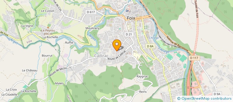 localisation de l'entreprise MONSIEUR MICHEL MORALES à FOIX