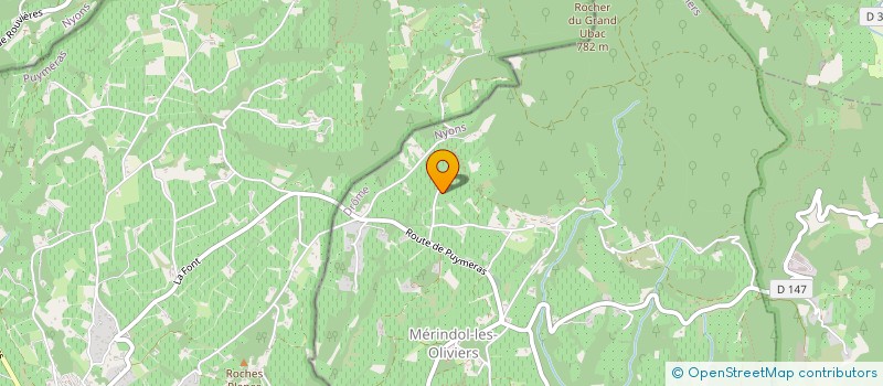 localisation de l'entreprise MONSIEUR MICHEL MORARD  MERINDOL-LES-OLIVIERS