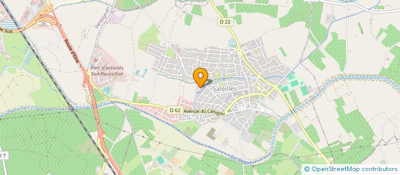 localisation de l'entreprise MONSIEUR MICHEL MORAT à SALEILLES
