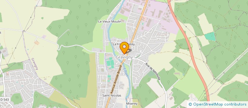 localisation de l'entreprise MONSIEUR MICHEL MORDANT  GAUCIEL