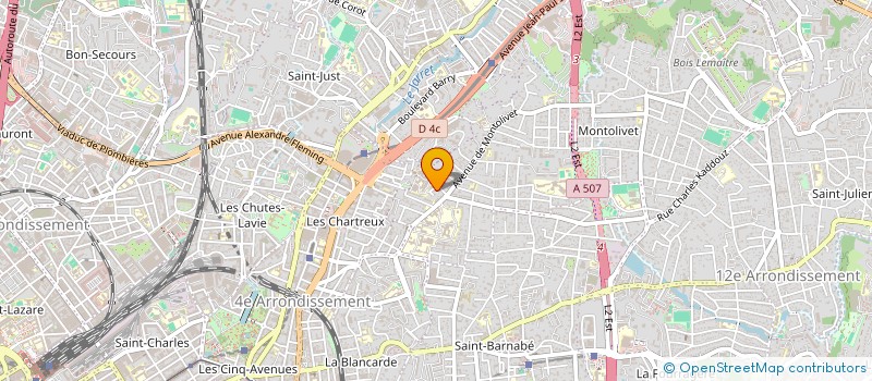 localisation de l'entreprise MONSIEUR MICHEL MOREAU à MARSEILLE 12EME