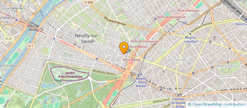 localisation de l'entreprise MONSIEUR MICHEL MOREAU à NEUILLY-SUR-SEINE
